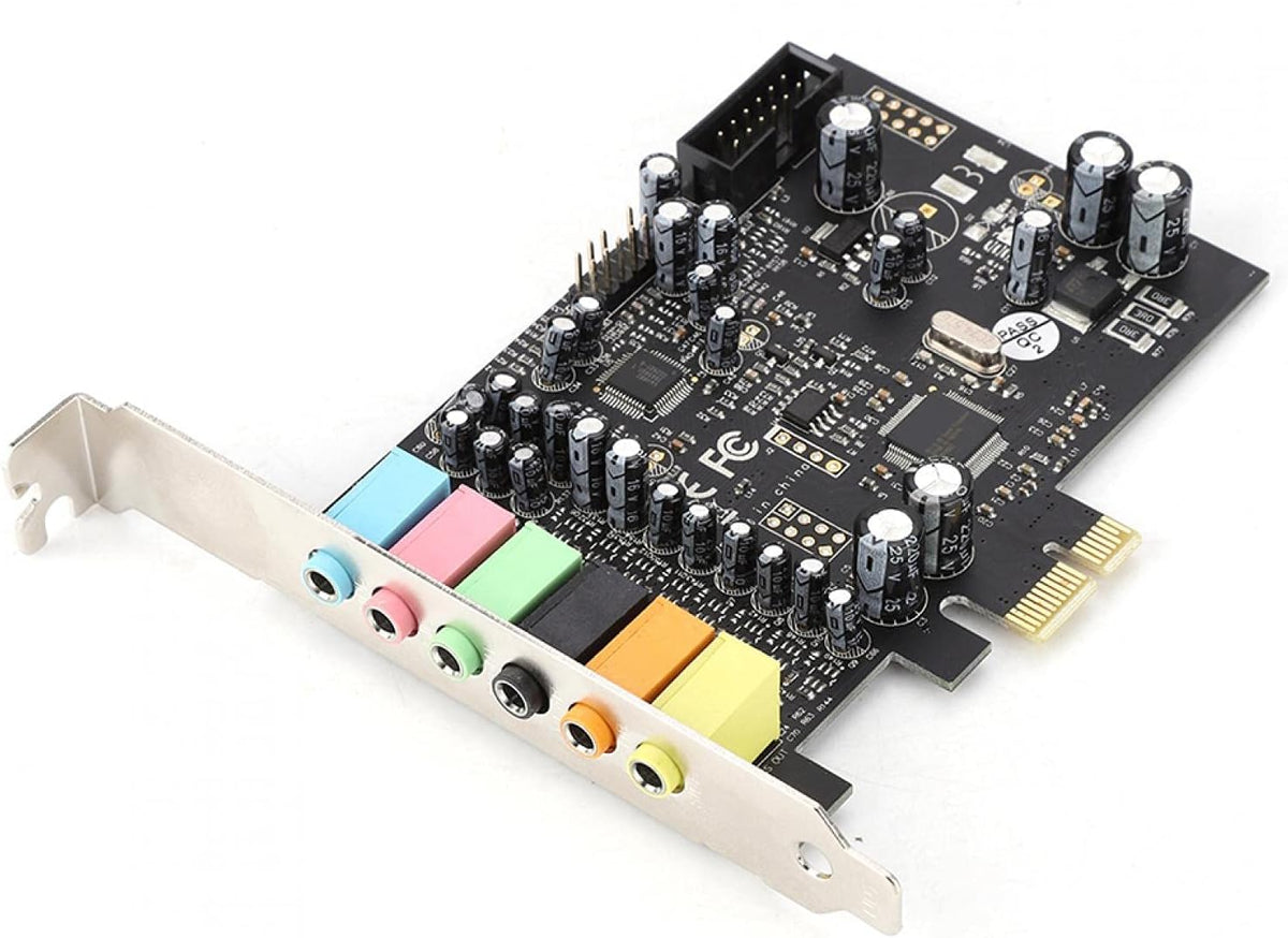 Black PCI-E 7.1 Sound Card I162875