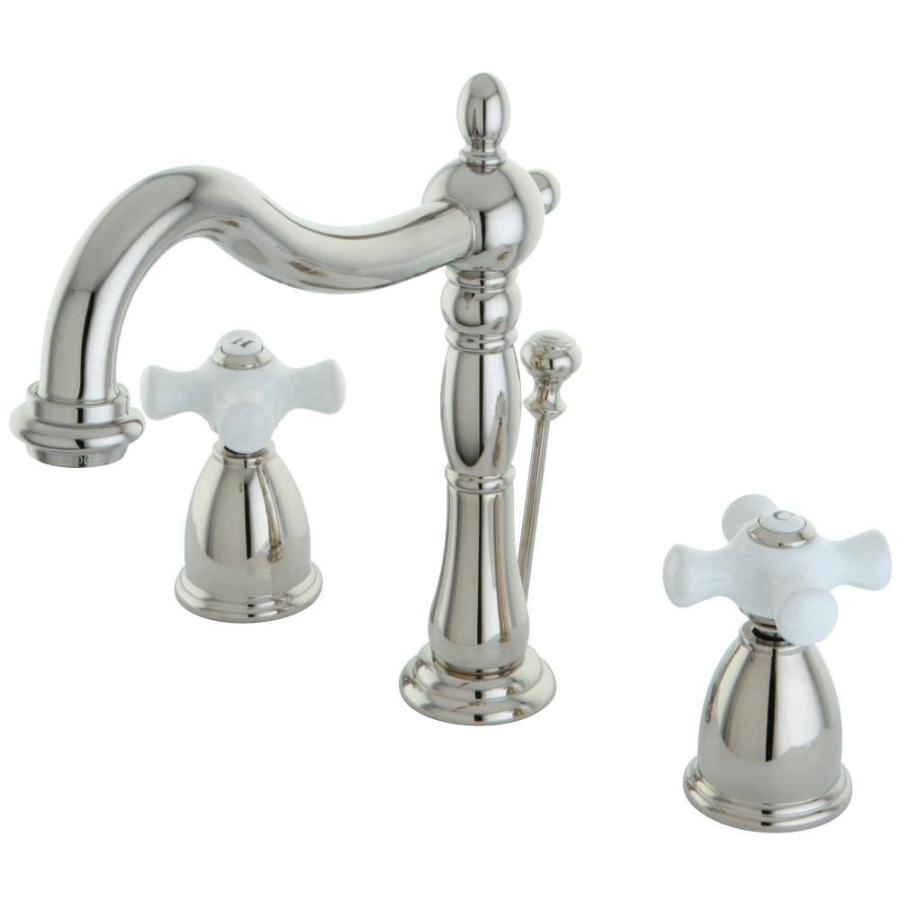 Antique Brass Widespread Bathroom Faucet A328562