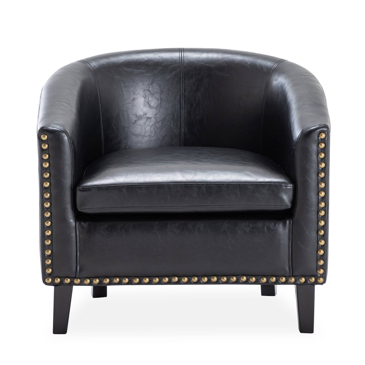 Beige Fabric Barrel Chair R92846