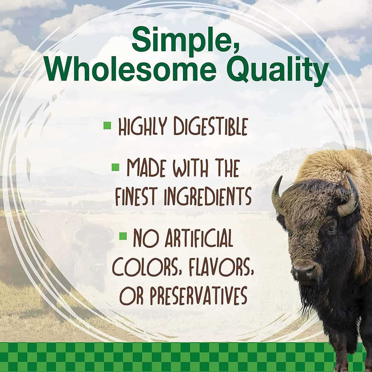 Natural Bison Chew Treats Q193603