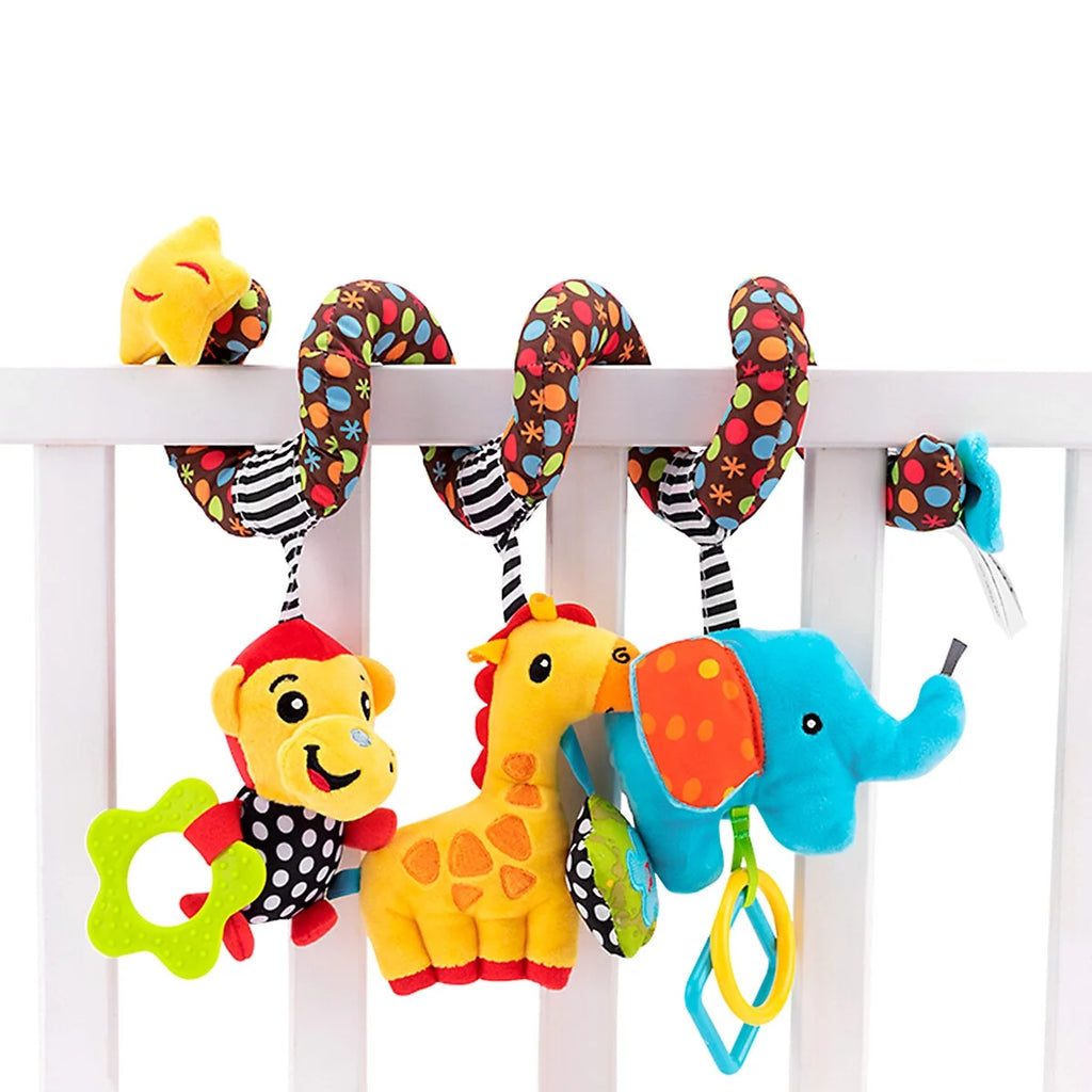 Infant Baby Activity Spiral Bed & Stroller Toy Plush Toy V470405