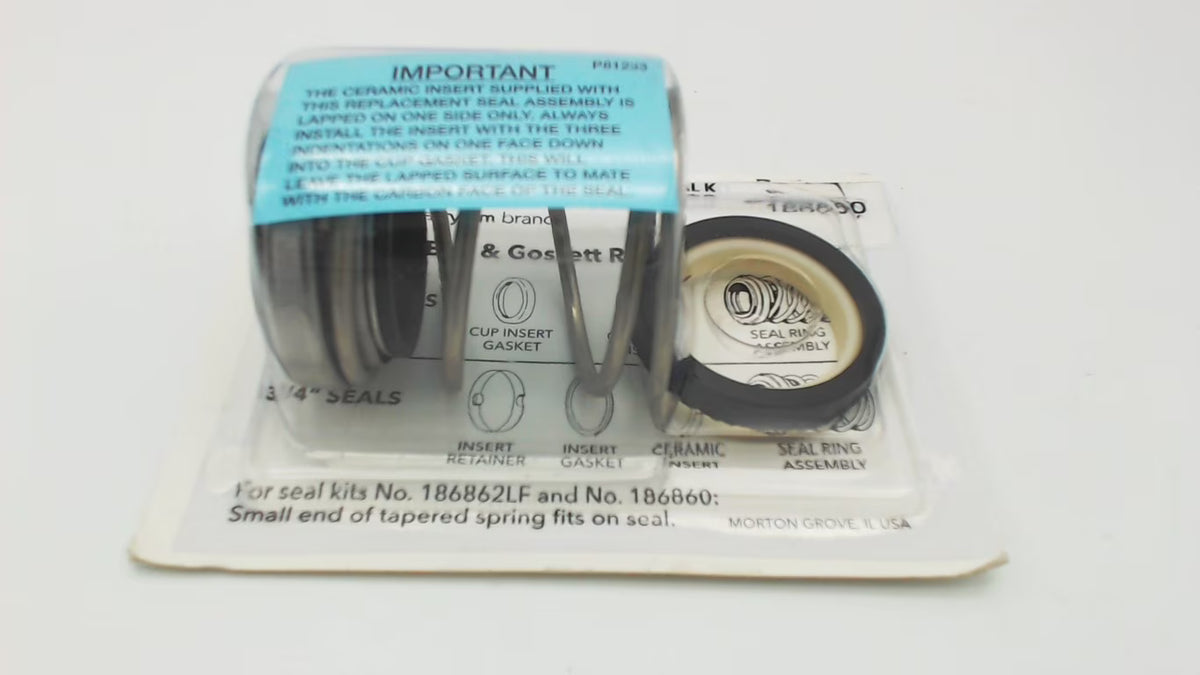 Bell Gossett Seal Kit, 1 1/4" Id, All Iron E8031