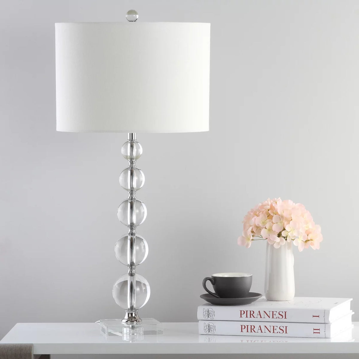 Clear Set of 2 Table Lamp D462