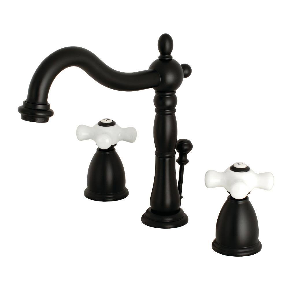 Antique Brass Widespread Bathroom Faucet A328562