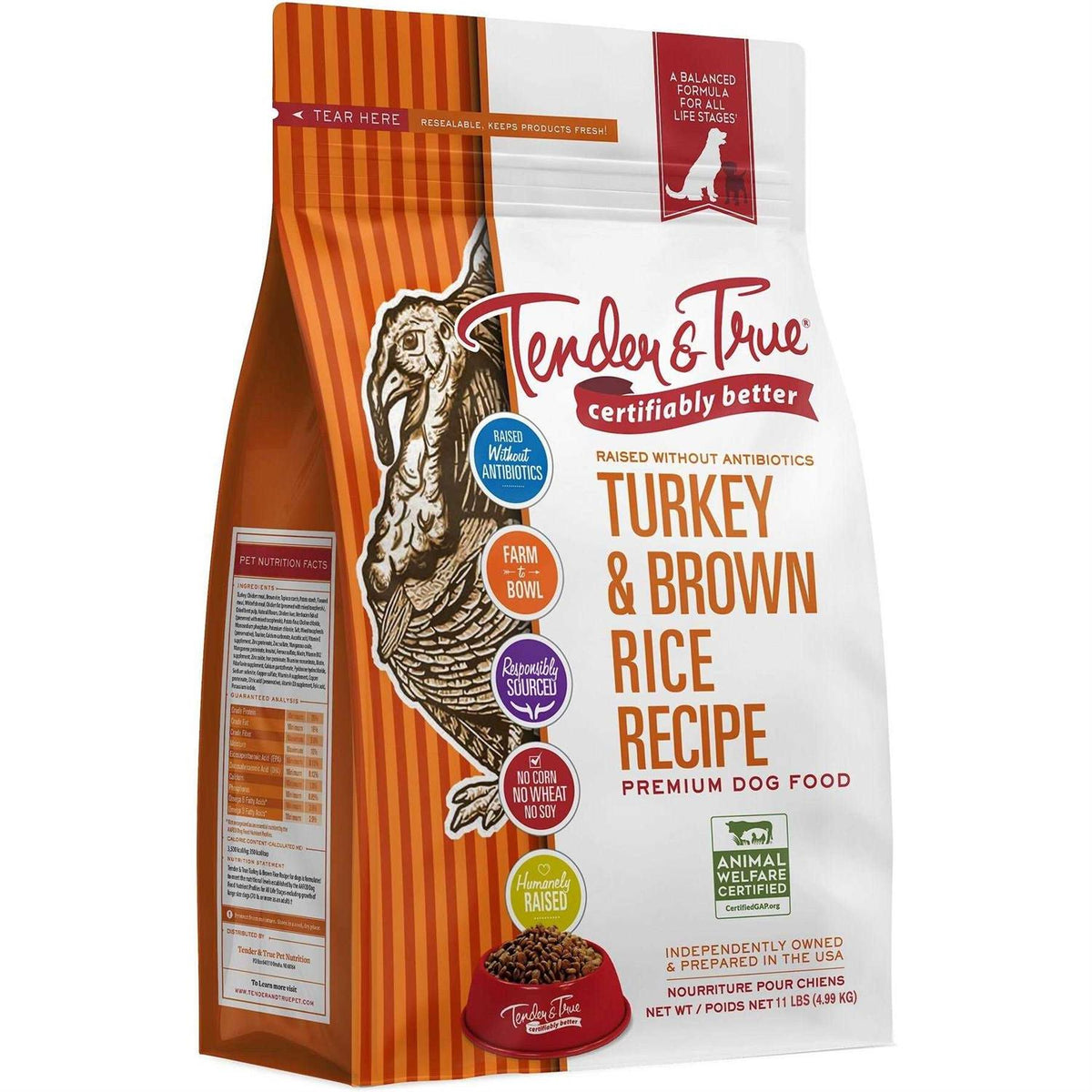 Turkey and Brown Rice Recipe Dry Dog Food L764046