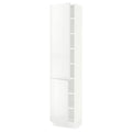 White 18x15x80 High Cabinet with shelves and 2 Doors T268