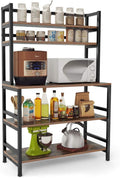 5-Tier Rustic Brown Kitchen Bakers Rack C526
