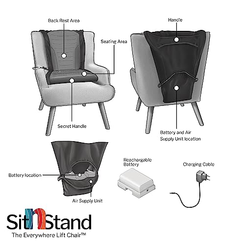 Compact Portable Smart Rising Seat Chair Lift Assist M29389