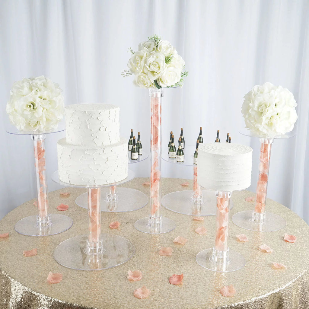 7 Tier Clear Acrylic Crystal Cake Stand X55267