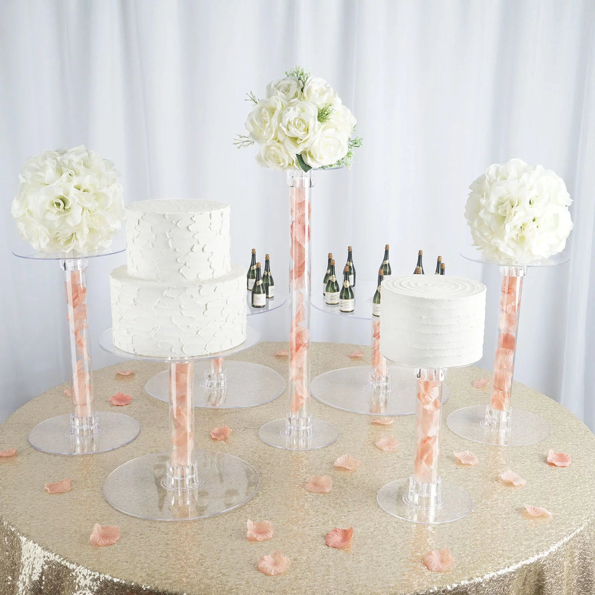 7 Tier Clear Acrylic Crystal Cake Stand X55267