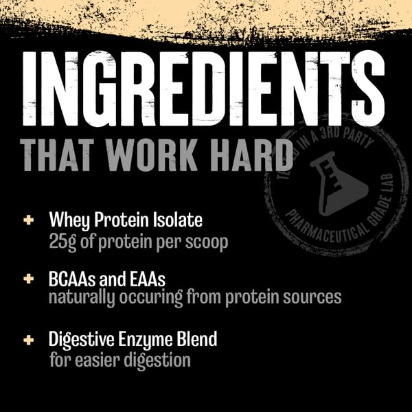 Cookies & Cream 4 lbs Whey Isolate Protein Powder H9179