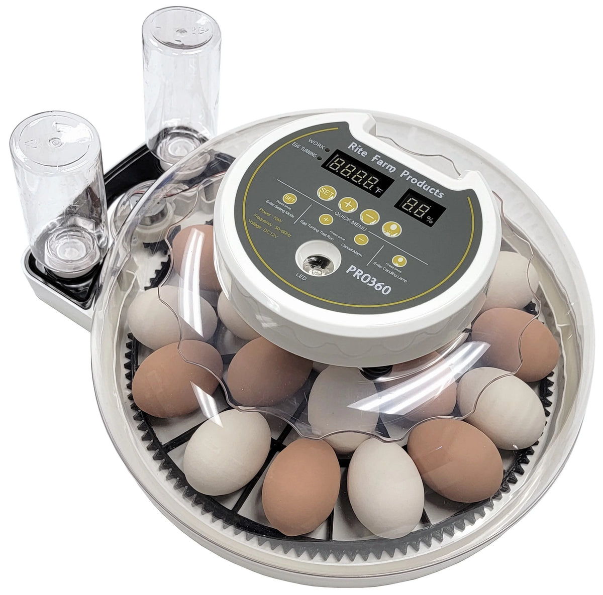 21 Egg Incubator Hatcher with 5 Turner Trays E333205