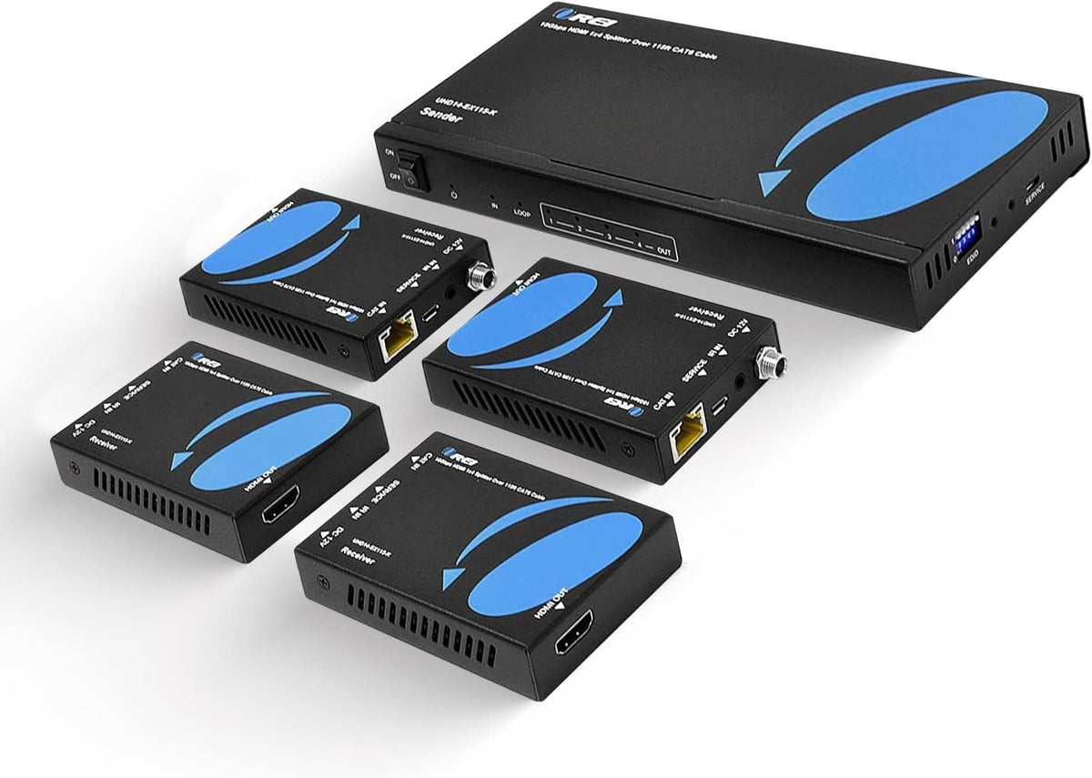 1x4 HDMI Extender Splitter 4K Over Single Cable CAT6/7 O3183