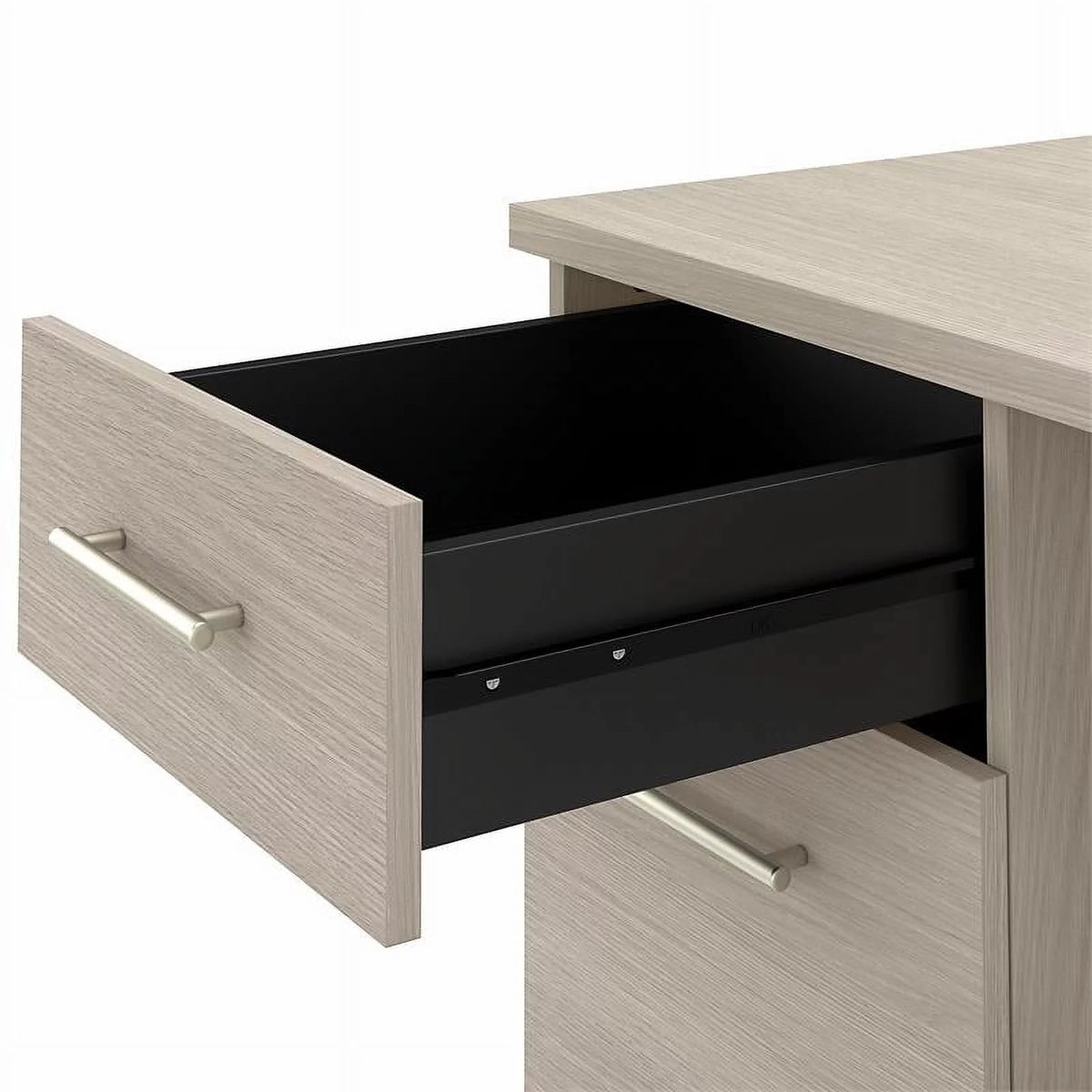 72" Engineered Wood Office Desk with Drawers Y238