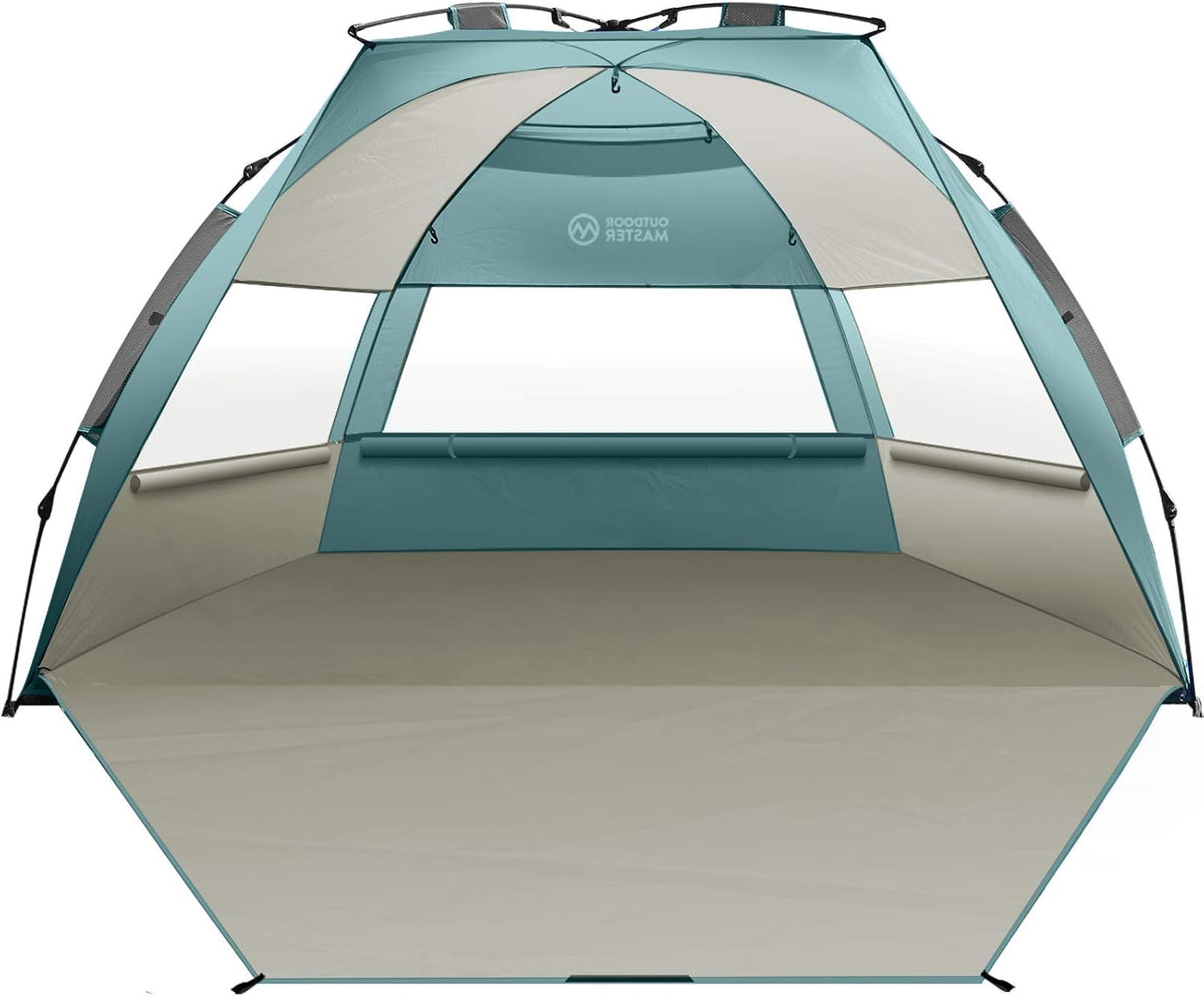 4 Person Pop Up Beach Tent with UPF 50+ UV Protection I155714