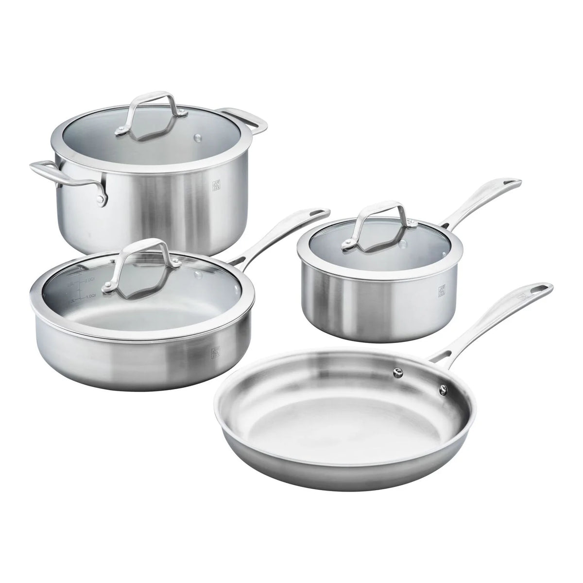7pc Stainless Steel Cookware Set E12260