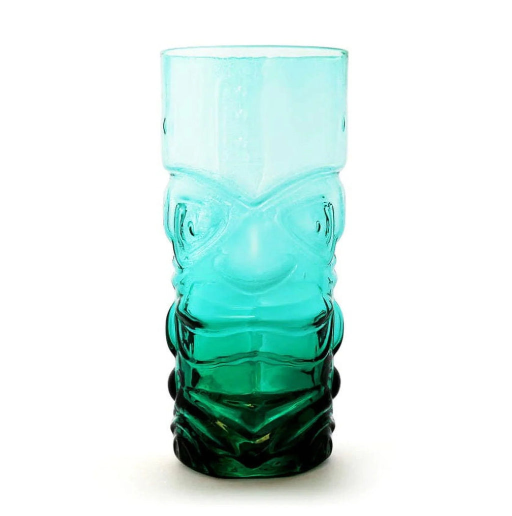 Blue Tropical Crystal Tiki Glasses Set of 2 X160627