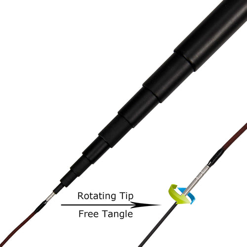 12/13FT Tenkara Rod Kit 30T Carbon Fiber Telescopic Fly Fishing Rod Combo G31127