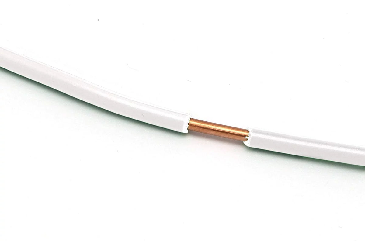 14 AWG White Insulated Solid Copper THHN THWN Wire F188