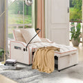 Beige Sleeper Chair Bed O17799