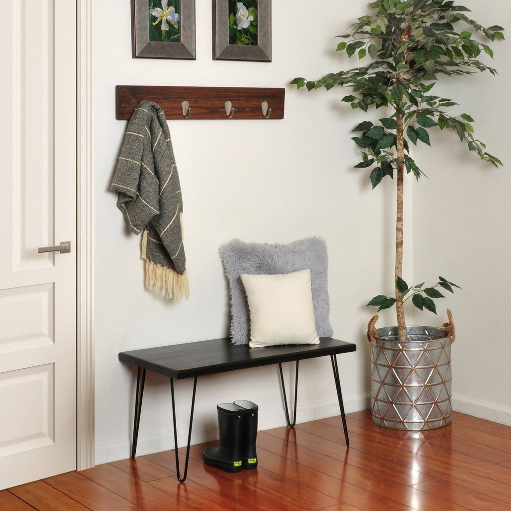 Ebony Wood Bench X979403