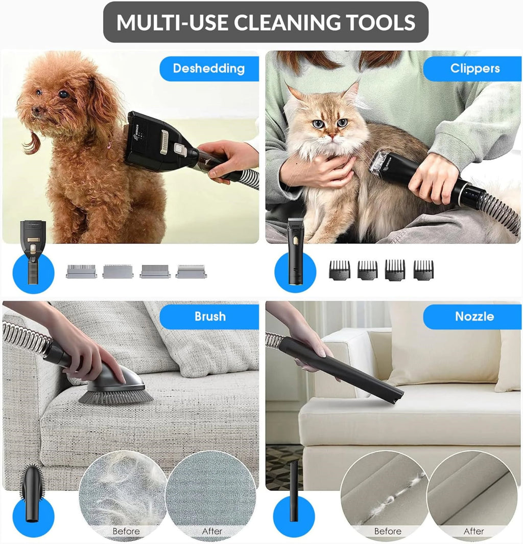4 in 1 Bagless Pet Grooming Vacuum Z13313
