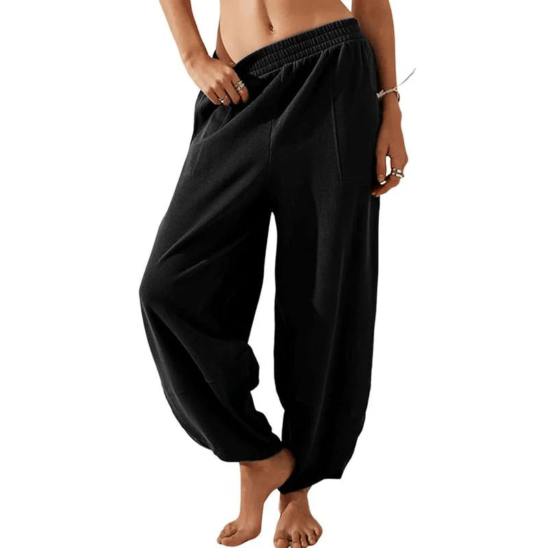 Loose Wide Leg Casual Pants B2440