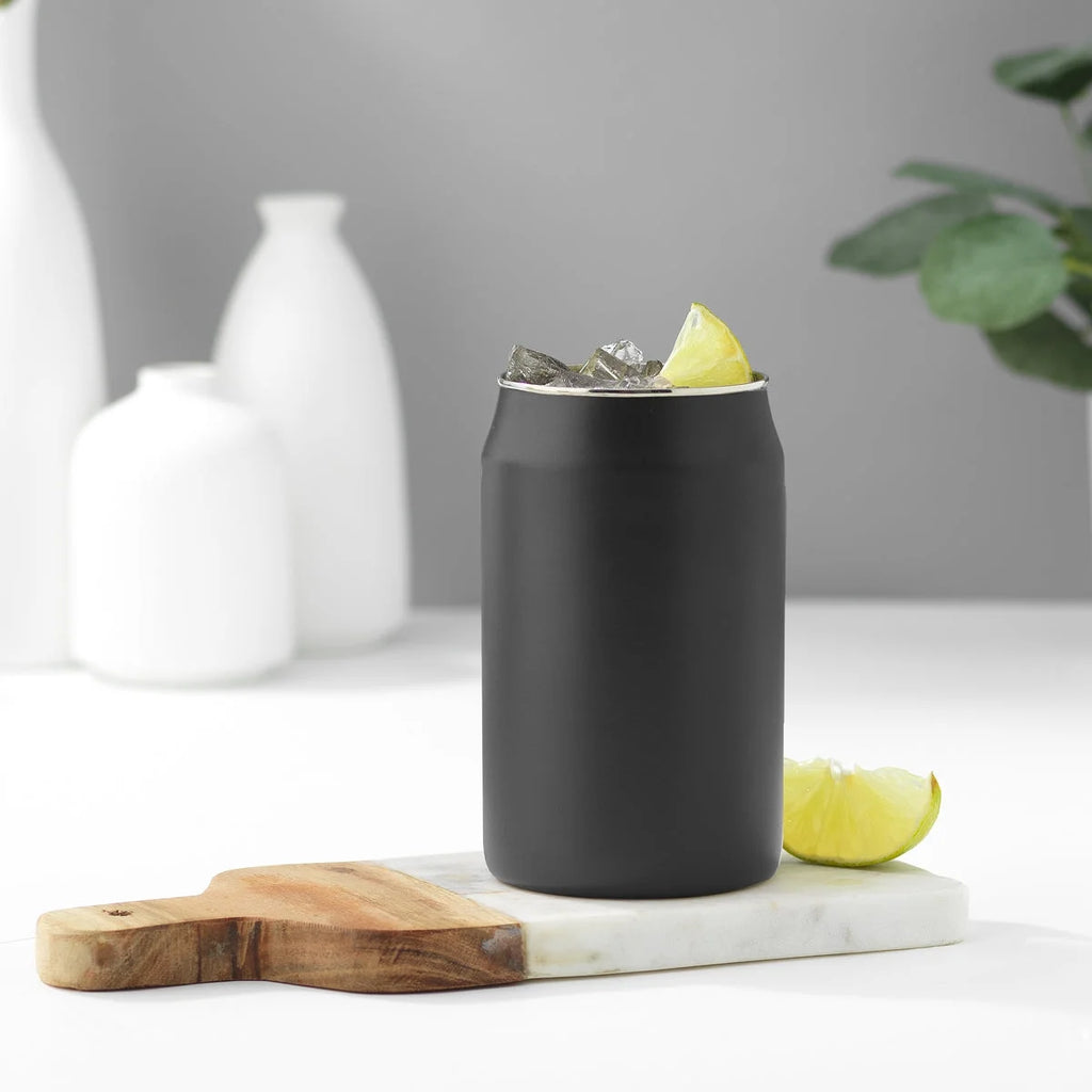 Stainless Steel 16 oz Tumblers with 6 Straws & Brush V217