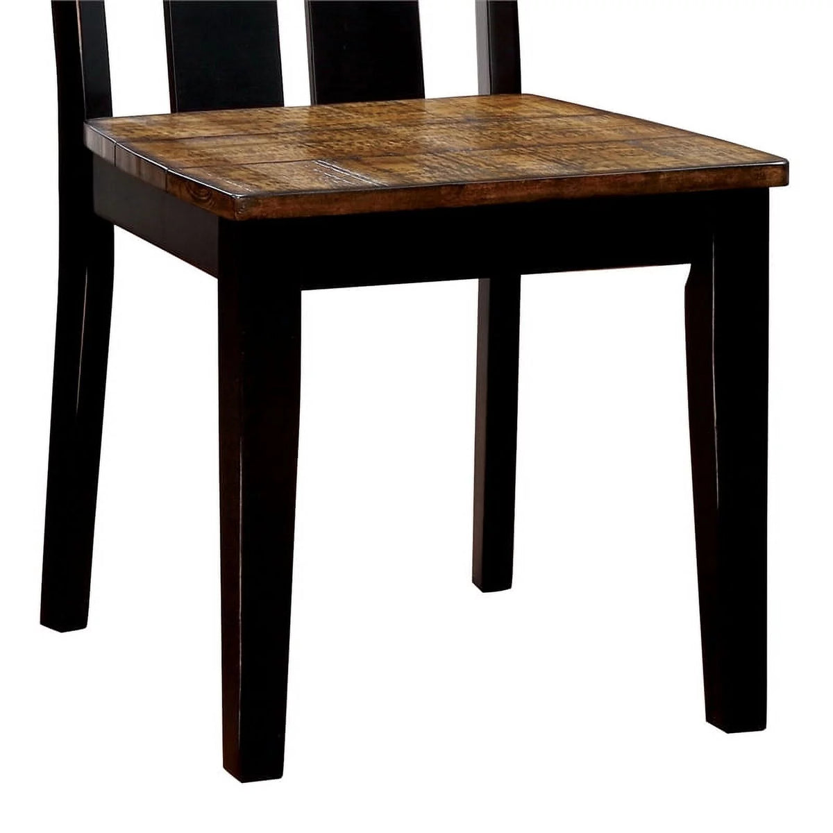 Black Wood Dining Chair Set of 2 E5354