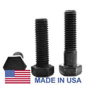 1 inch-8 x 5 1/2 inch Coarse Thread Grade 8 Hex Cap Screw, Alloy Steel Black Oxide, Pk 12 Y577