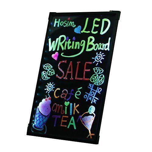 LED Message Writing Board with 8 Colors Markers A893