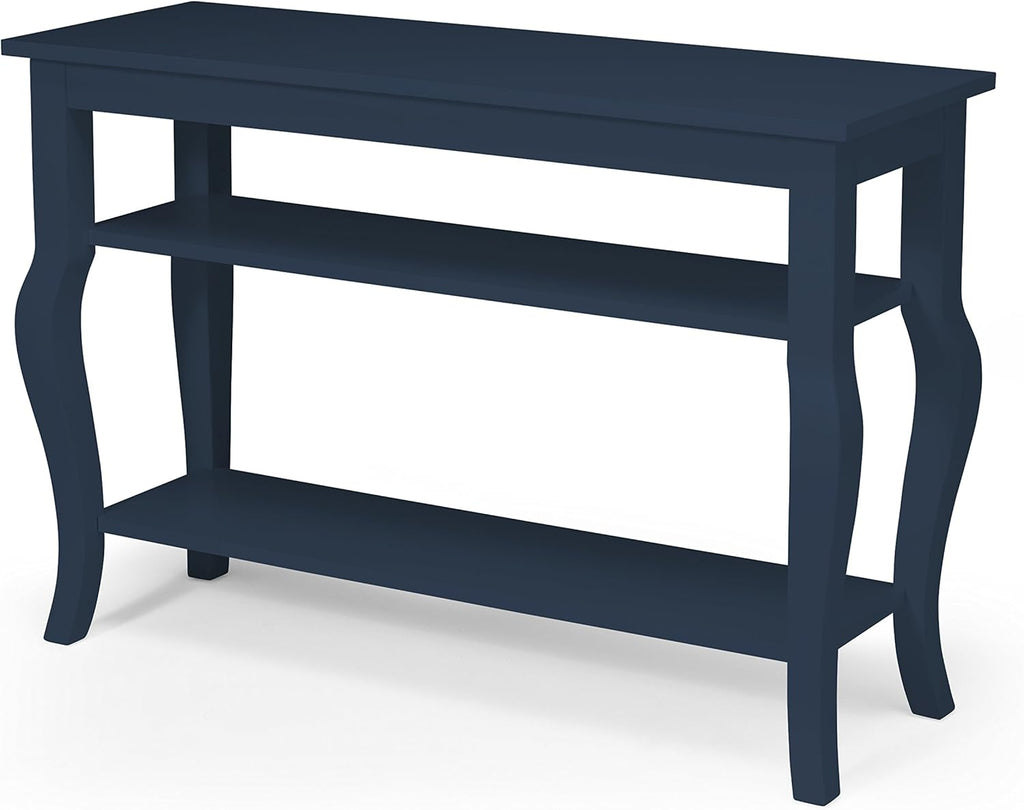 Wood Console Table with Display Shelves S13293