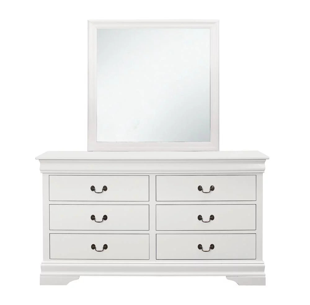 White 6-Drawer Wood Dresser H542675