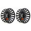 Black Die-Cast Fly Fishing Reel Spool (2 Pack) U950
