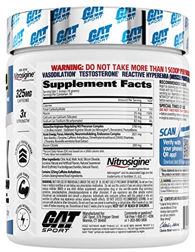 Blue Raspberry Pre-Workout Powder, 30 Servings E116451