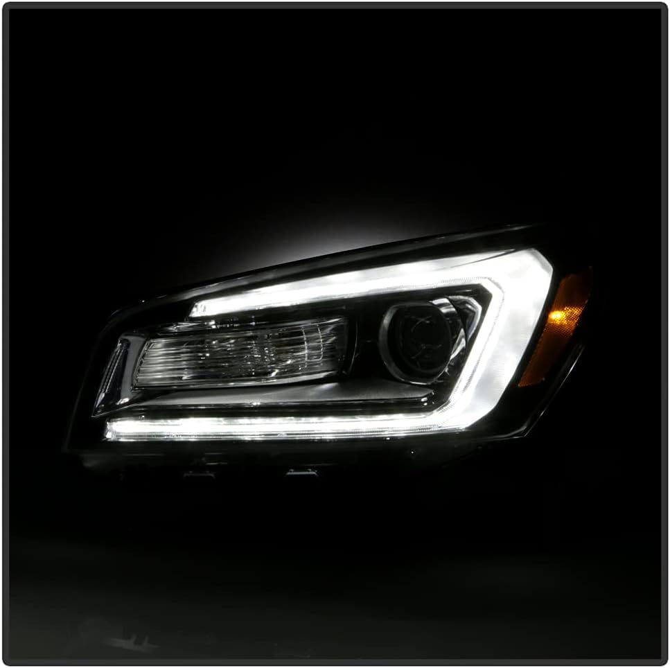 Black Halogen Headlight Lamp Left Driver Side V1148