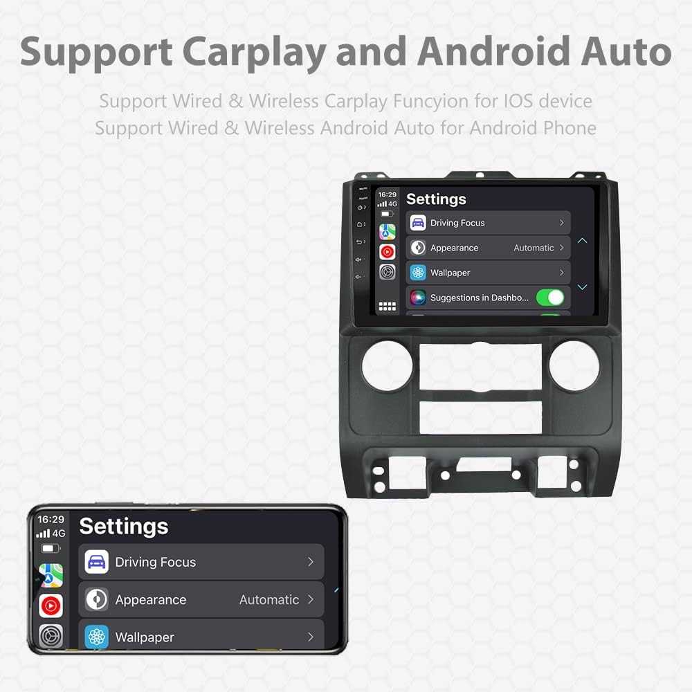 9 inch Android 11 Touch Screen Car Radio Head Unit for Ford Escape 2008-2012 F25478