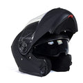 Flat Black Modular Motorcycle Helmet B7533