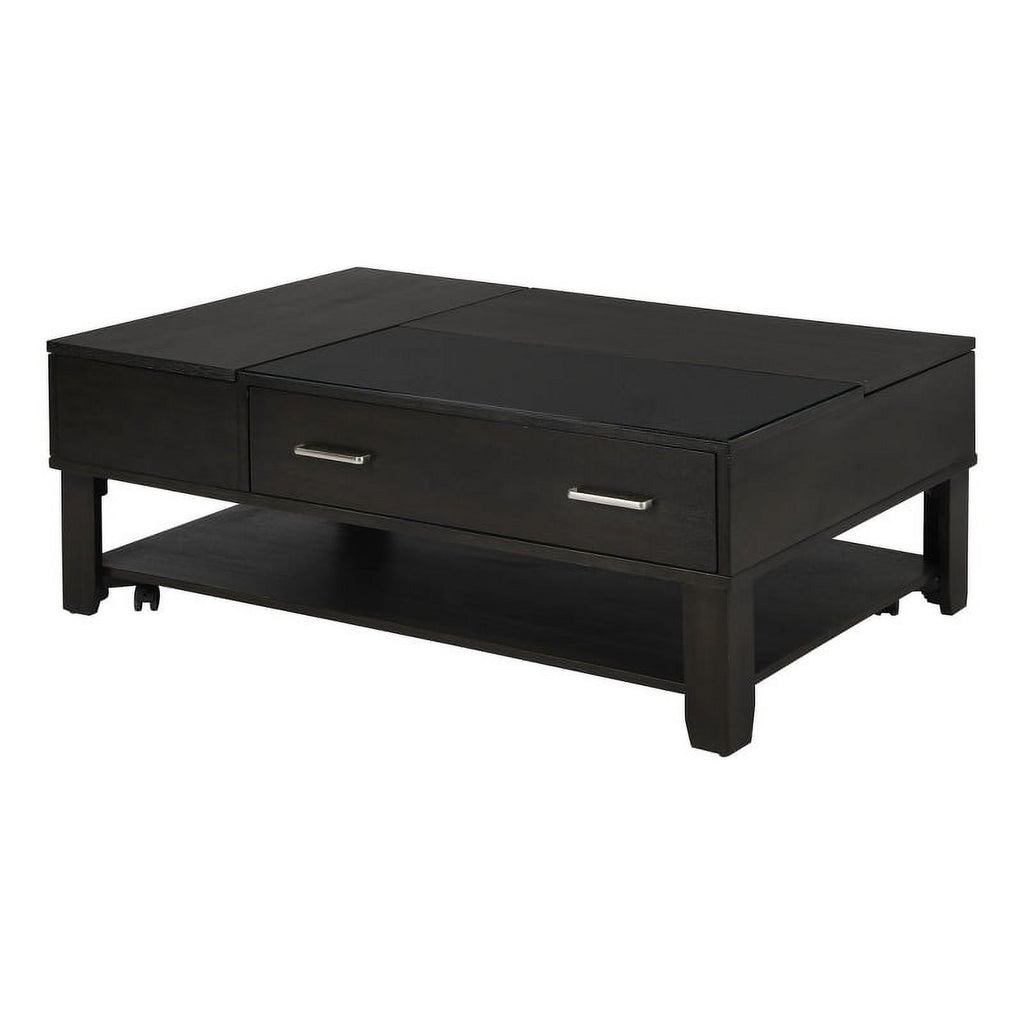 2-Piece Set with Reversible Sleeper Sofa and Coffee Table in Gray J811
