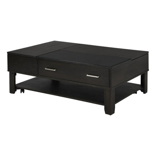 2-Piece Set with Reversible Sleeper Sofa and Coffee Table in Gray J811