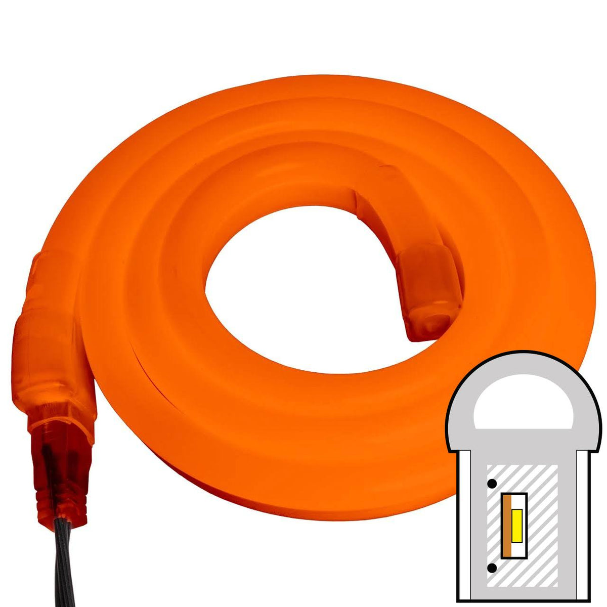 Orange SMD LED Neon Rope Light E363978