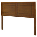 Full Size Brown Walnut Wood Headboard X89031