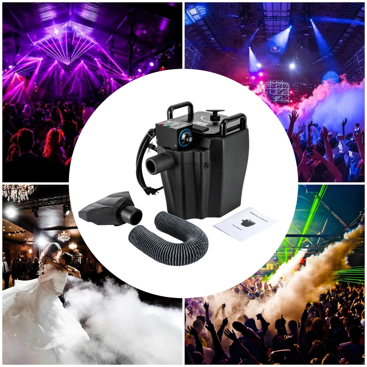 Black Dry Ice Machine F739