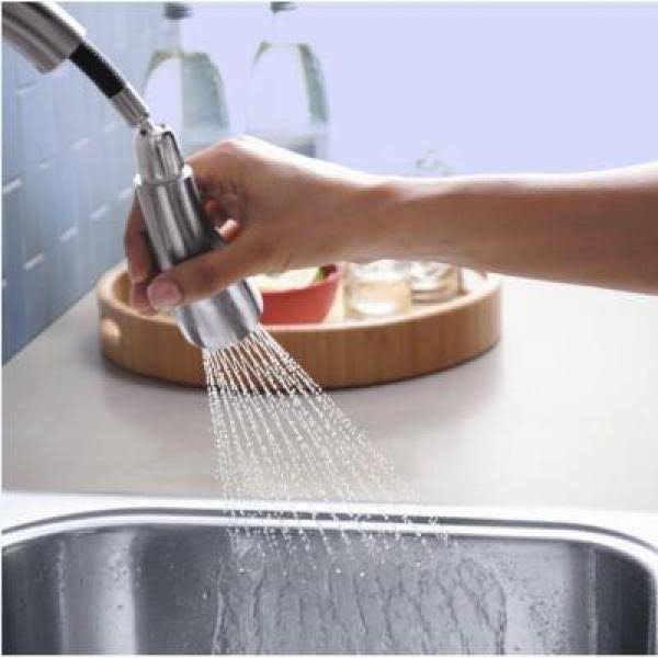 Pull-Down Kitchen Sink Faucet with Soap Dispenser Y2676