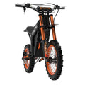Electric Dirt Bike 2000W, 37MPH Speed, 14"/12" Fat Tires Electric Motorcycle, 48V 21AH Battery A93122