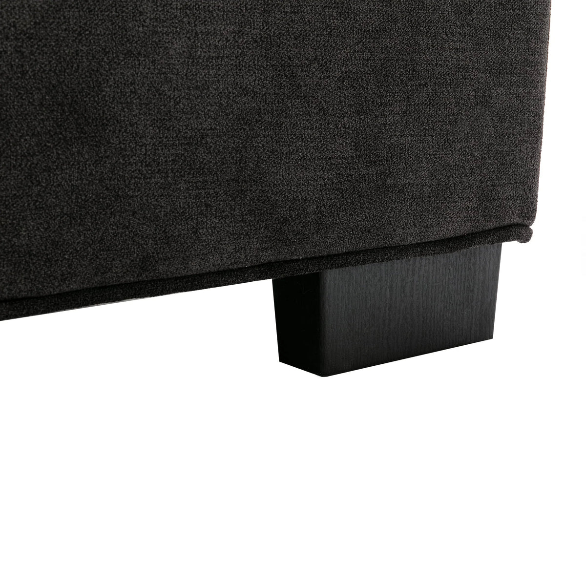 Black Ottoman Barrel Chair M234156