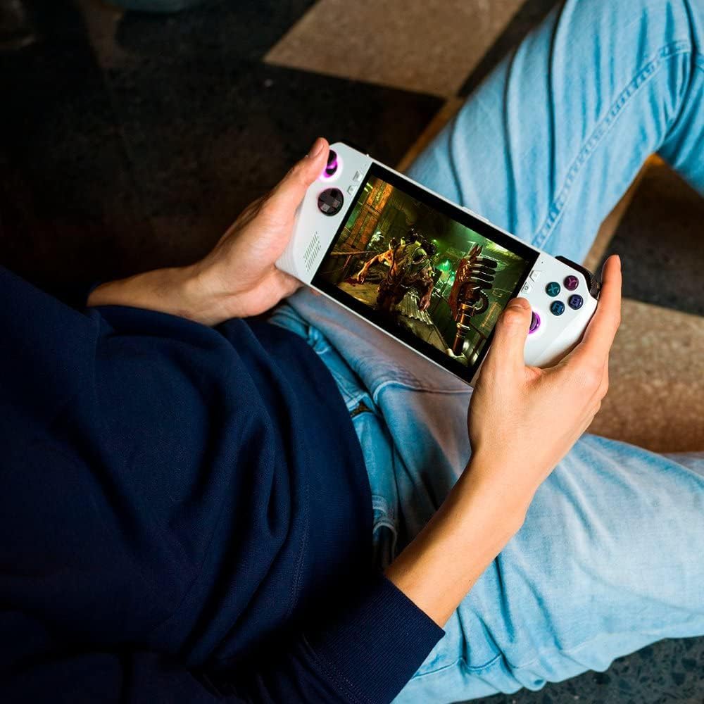 White 512GB Gaming Handheld 7-inch Touchscreen 120Hz FHD 1080p AMD Ryzen Z1 Extreme Processor W5736