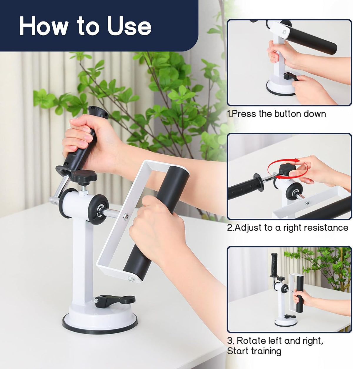 Adjustable Resistance Hand and Forearm Trainer S4863