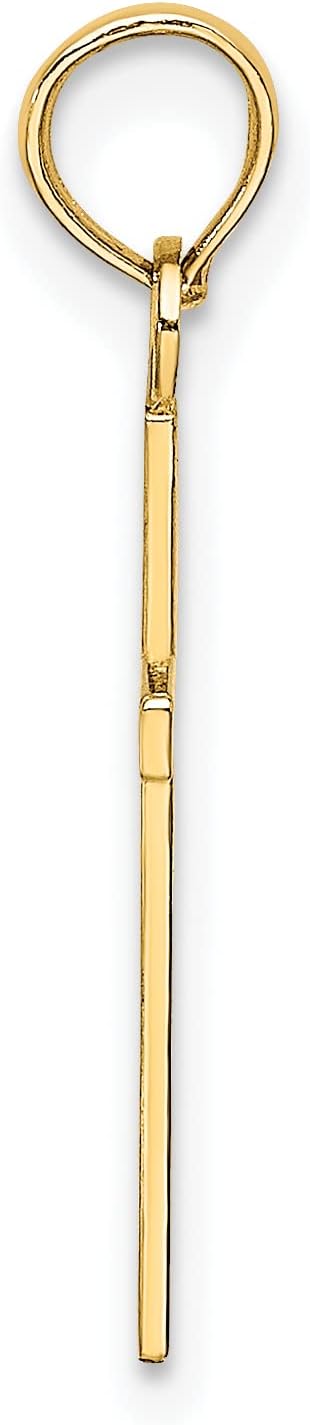 Polished Small Cross Pendant Charm U36163
