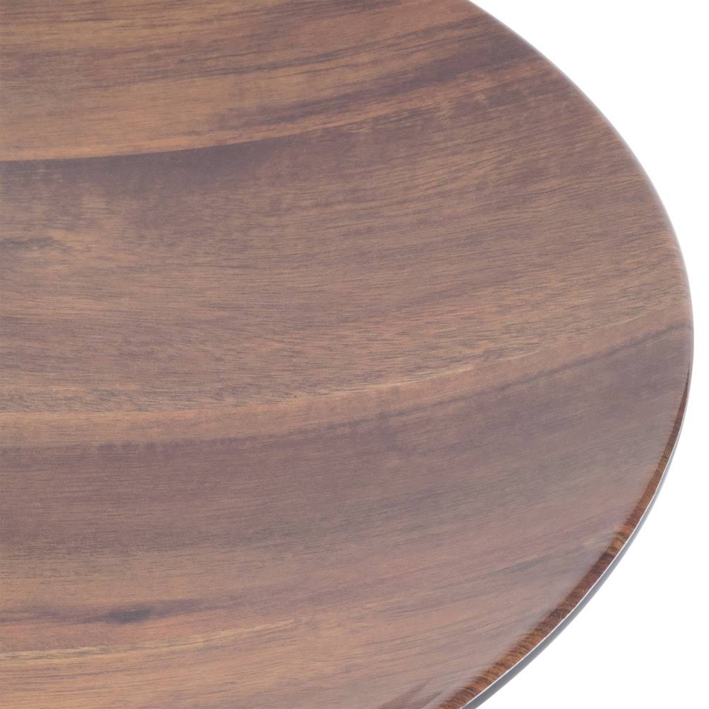 Round Woodgrain Platter 2/Case R198612
